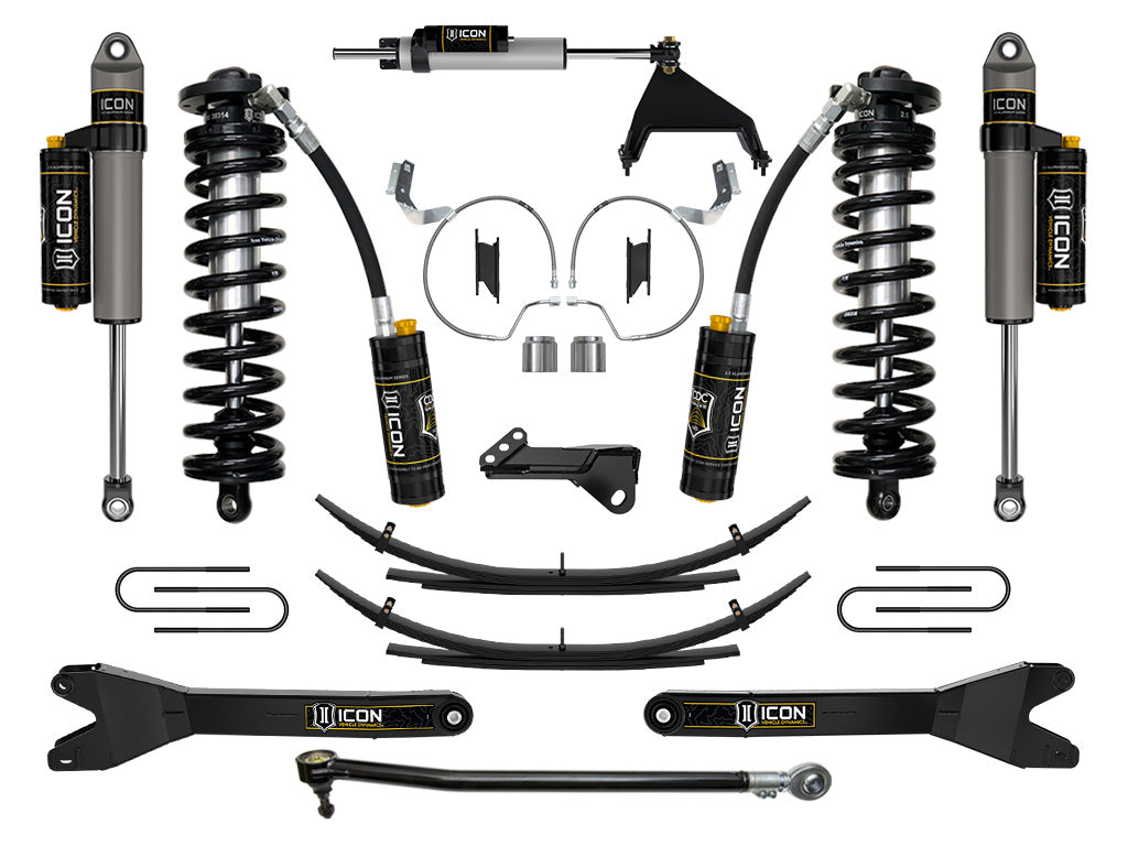 2023-2025 Ford F-250/F-350 Super Duty 4WD 4-5.5 Inch Lift Coilover Conversion System W/ Radius Arms ICON Vehicle Dynamics-50