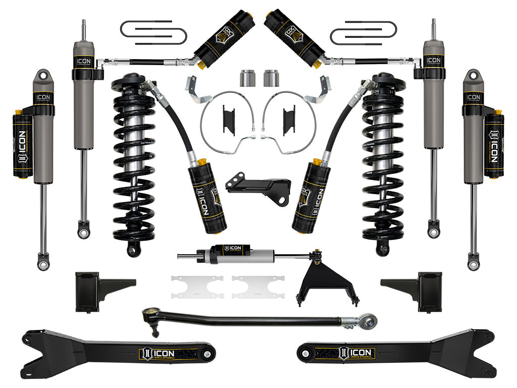 2023-2025 Ford F-250/F-350 Super Duty 4WD 4-5.5 Inch Lift Coilover Conversion System W/ Radius Arms ICON Vehicle Dynamics-45