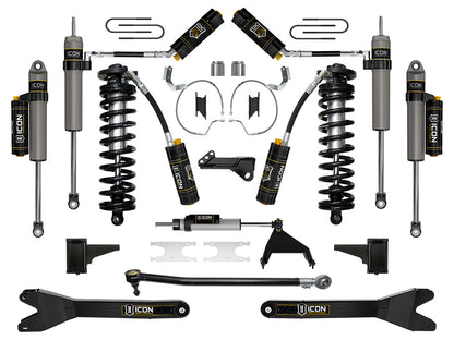 2023-2025 Ford F-250/F-350 Super Duty 4WD 4-5.5 Inch Lift Coilover Conversion System W/ Radius Arms ICON Vehicle Dynamics-45