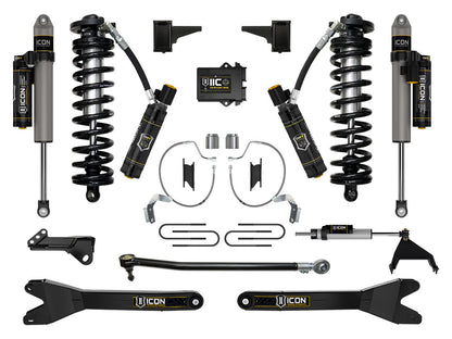 2023-2025 Ford F-250/F-350 Super Duty 4WD 4-5.5 Inch Lift Coilover Conversion System W/ Radius Arms ICON Vehicle Dynamics-32
