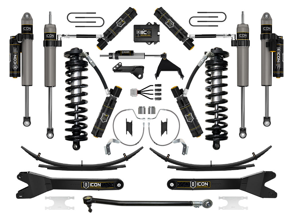2023-2025 Ford F-250/F-350 Super Duty 4WD 4-5.5 Inch Lift Coilover Conversion System W/ Radius Arms ICON Vehicle Dynamics-5