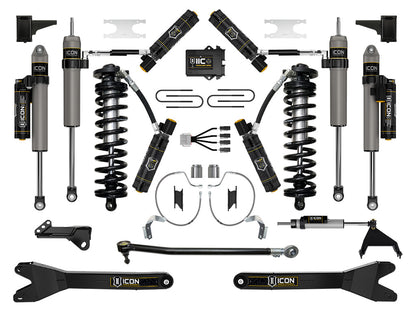 2023-2025 Ford F-250/F-350 Super Duty 4WD 4-5.5 Inch Lift Coilover Conversion System W/ Radius Arms ICON Vehicle Dynamics-14
