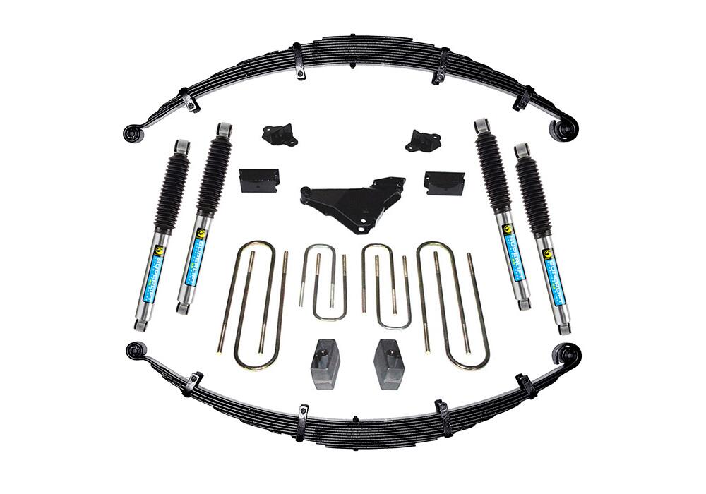 4 Inch Lift Kit 2000-2004 Ford F-250 and F-350 Super Duty 4WD Diesel and V-10 with Shocks Superlift-3