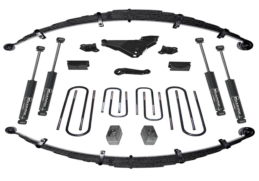 6 Inch Lift Kit 2000-2004 Ford F-250 and F-350 Super Duty 4WD Diesel and V-10 with Shocks Superlift-6