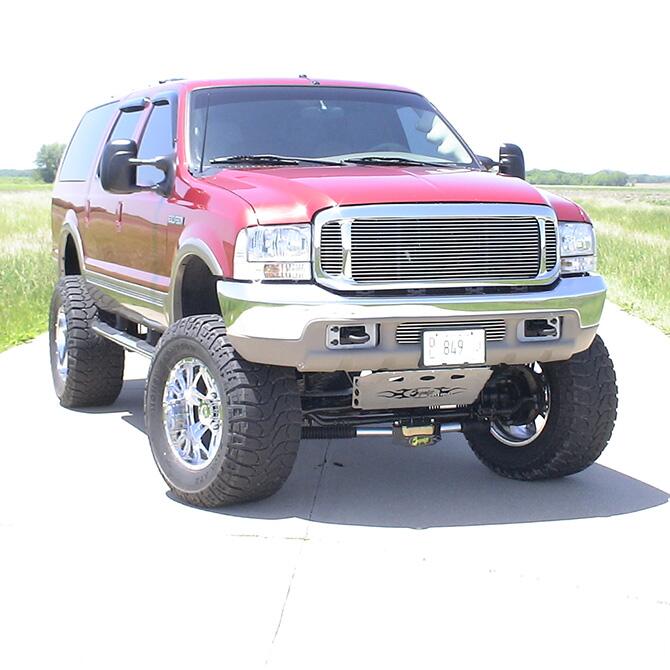 7 Inch Lift Kit 2000-2005 Ford Excursion 4WD Diesel and V-10 with Shocks Superlift-6