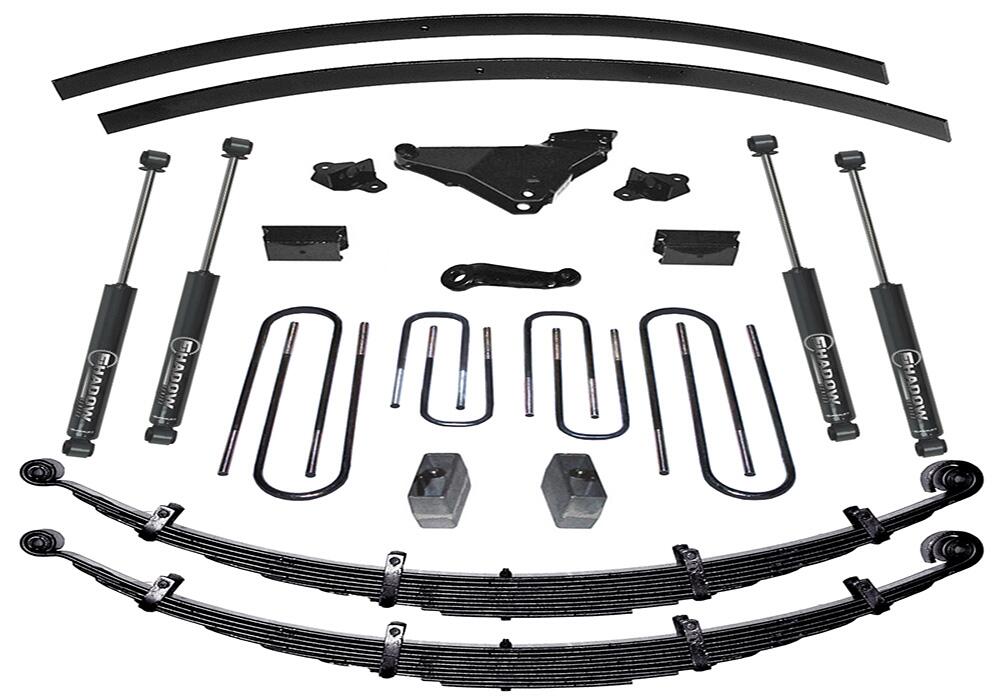 7 Inch Lift Kit 2000-2005 Ford Excursion 4WD Diesel and V-10 with Shocks Superlift-9