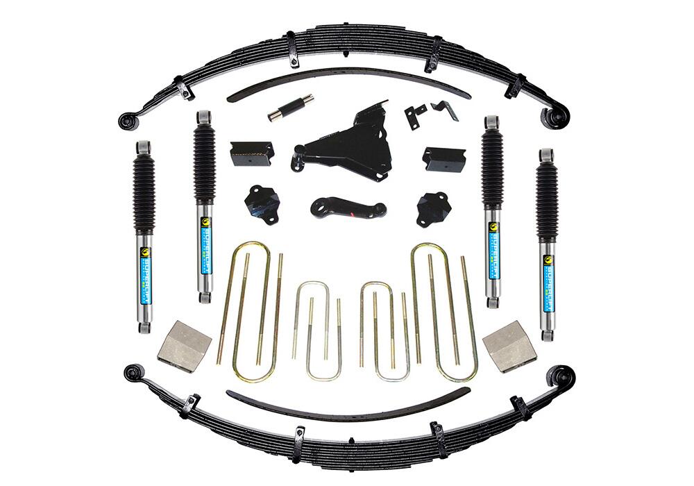 8 Inch Lift Kit 2000-2004 Ford F-250 and F-350 Super Duty 4WD Diesel and V-10 with Shocks Superlift-3