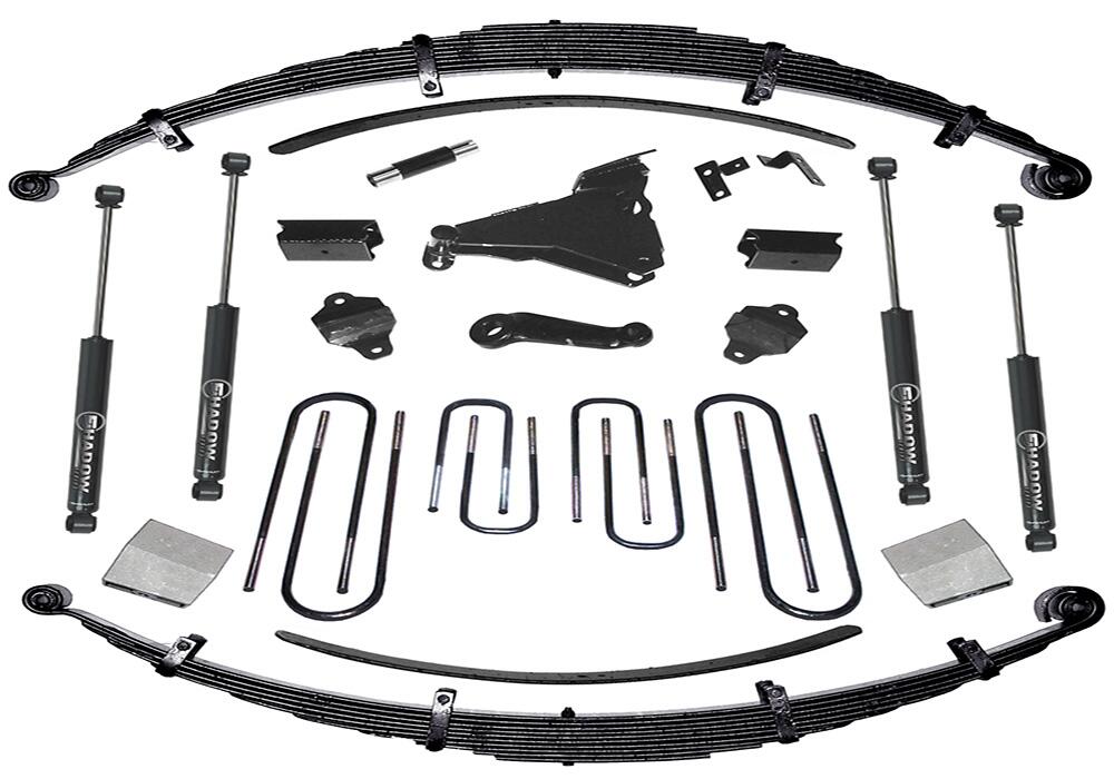 8 Inch Lift Kit 2000-2004 Ford F-250 and F-350 Super Duty 4WD Diesel and V-10 with Shocks Superlift-7