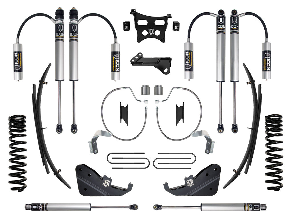 2023-2025 Ford F-250/F-350 Super Duty 4WD Diesel 4.5 Inch Lift Suspension System W/ Expansion Packs ICON Vehicle Dynamics-38