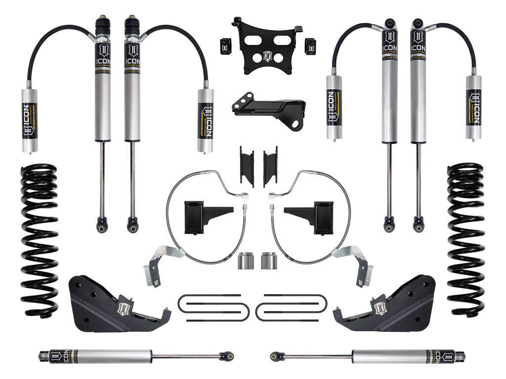 2023-2025 Ford F-250/F-350 Super Duty 4WD Diesel 4.5 Inch Lift Suspension System ICON Vehicle Dynamics-38