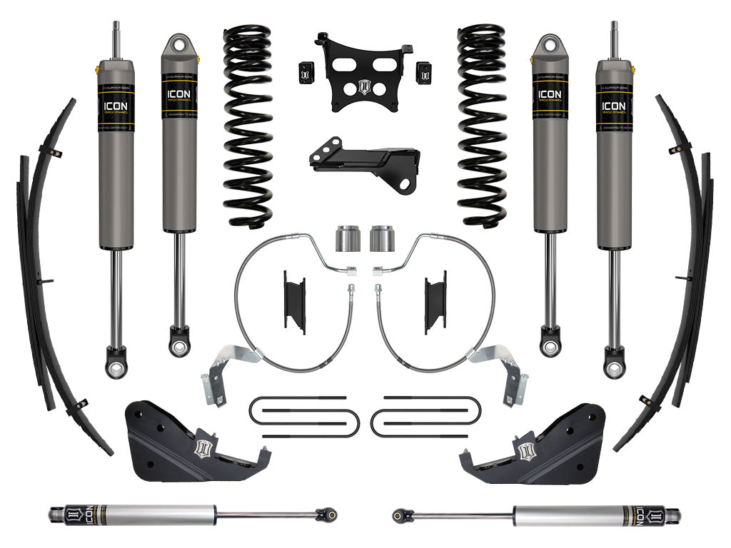 2023-2025 Ford F-250/F-350 Super Duty 4WD Diesel 4.5 Inch Lift Suspension System W/ Expansion Packs ICON Vehicle Dynamics-33