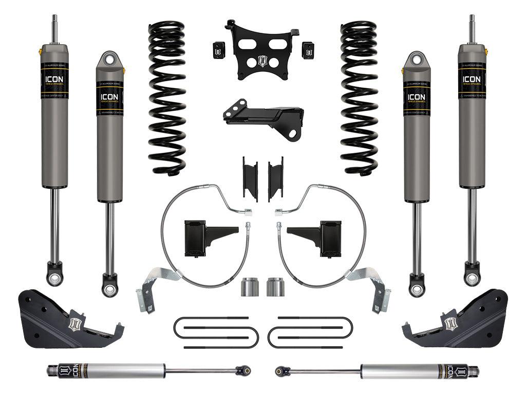 2023-2025 Ford F-250/F-350 Super Duty 4WD Diesel 4.5 Inch Lift Suspension System ICON Vehicle Dynamics-33