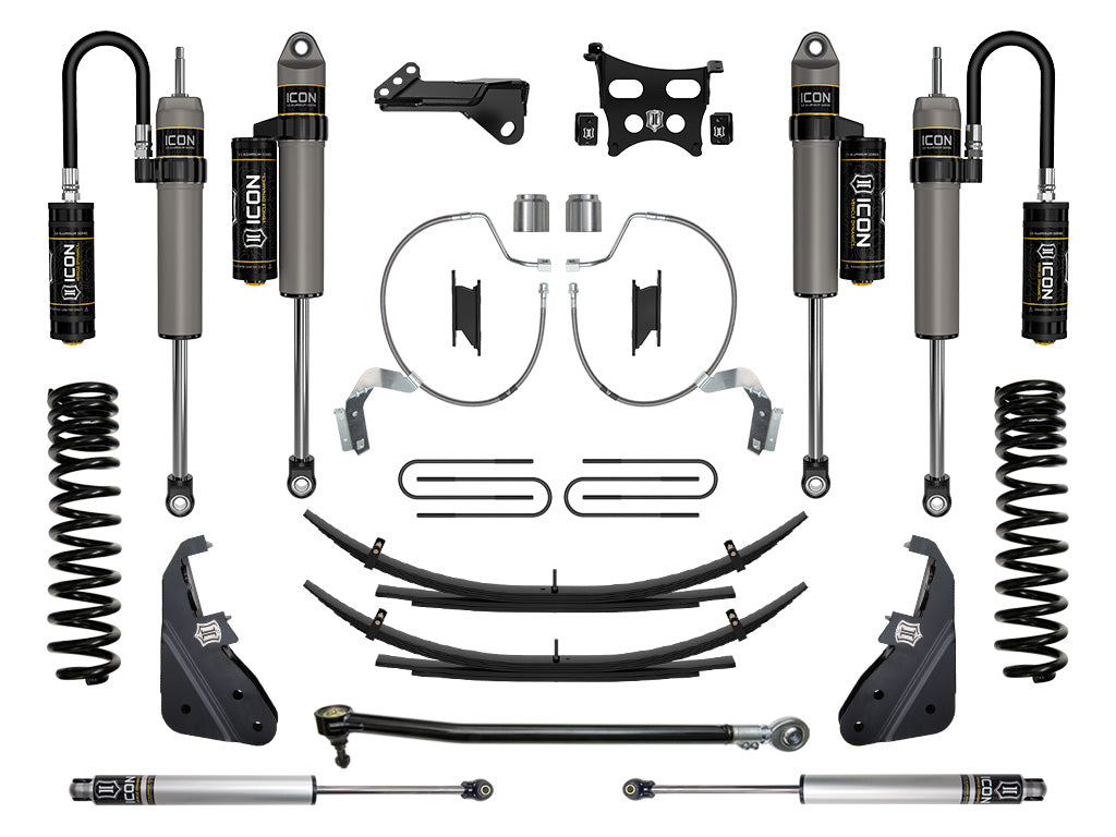 2023-2025 Ford F-250/F-350 Super Duty 4WD Diesel 4.5 Inch Lift Suspension System W/ Expansion Packs ICON Vehicle Dynamics-28