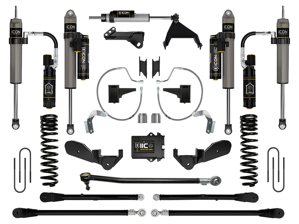 2023-2025 Ford F-250/F-350 Super Duty 4WD Diesel 4.5 Inch Lift Suspension System ICON Vehicle Dynamics-5