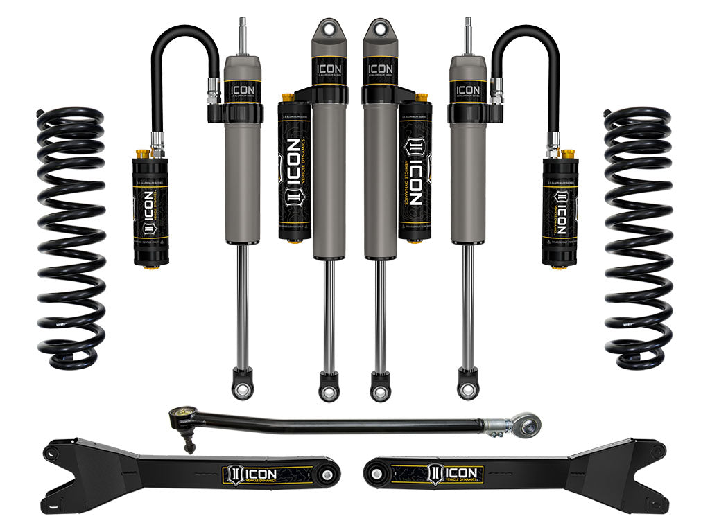 2023-2025 Ford F-250/F-350 Super Duty 4WD Diesel 2.5 Inch Lift Suspension System W/ Radius Arms ICON Vehicle Dynamics-31
