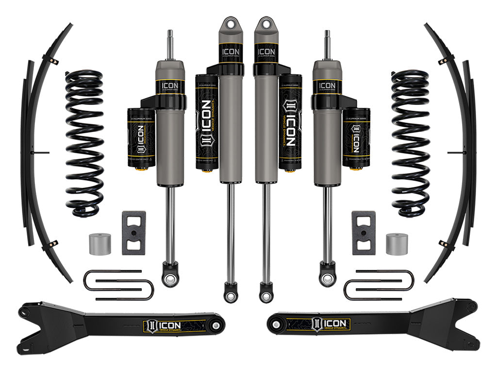 2023-2025 Ford F-250/F-350 Super Duty 4WD Gas 2.5 Inch Lift Suspension System W/ Radius Arms And Expansion Packs ICON Vehicle Dynamics-37