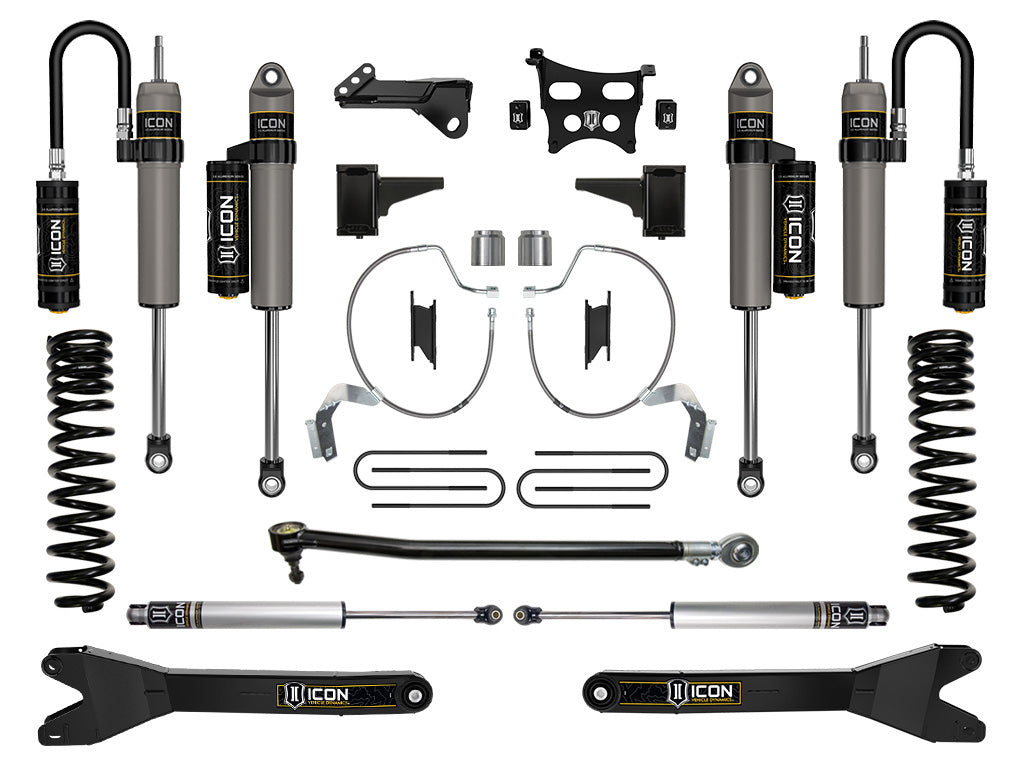 2023-2025 Ford F-250/F-350 Super Duty 4WD Diesel 4.5 Inch Lift Suspension System W/ Radius Arms ICON Vehicle Dynamics-37