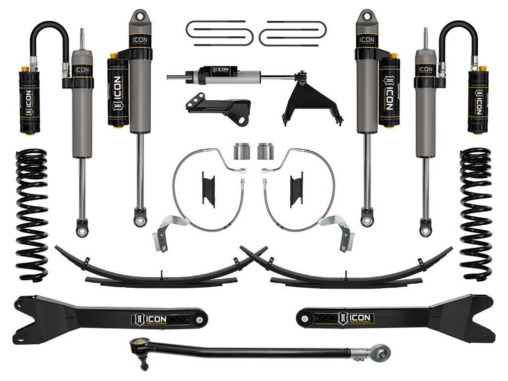 2023-2025 Ford F-250/F-350 Super Duty 4WD Diesel 4.5 Inch Lift Suspension System W/ Radius Arms ICON Vehicle Dynamics-22