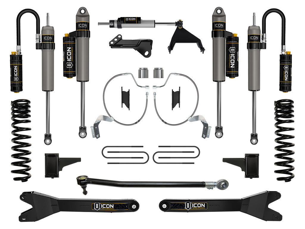 2023-2025 Ford F-250/F-350 Super Duty 4WD Diesel 4.5 Inch Lift Suspension System W/ Radius Arms ICON Vehicle Dynamics-27