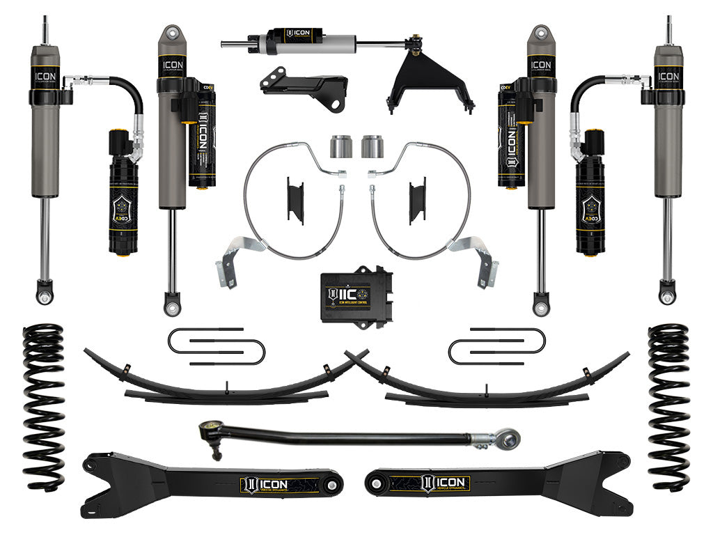 2023-2025 Ford F-250/F-350 Super Duty 4WD Diesel 4.5 Inch Lift Suspension System W/ Radius Arms ICON Vehicle Dynamics-5
