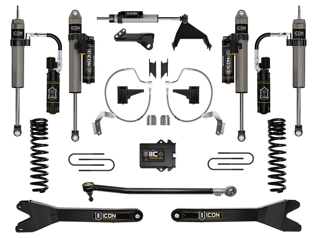 2023-2025 Ford F-250/F-350 Super Duty 4WD Diesel 4.5 Inch Lift Suspension System W/ Radius Arms ICON Vehicle Dynamics-14