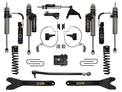 2023-2025 Ford F-250/F-350 Super Duty 4WD Diesel 4.5 Inch Lift Suspension System W/ Radius Arms ICON Vehicle Dynamics-14