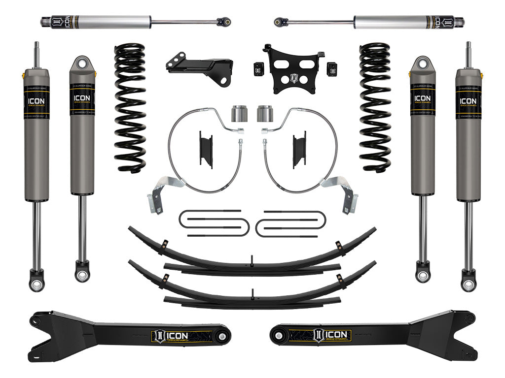 2023-2025 Ford F-250/F-350 Super Duty 4WD Gas 2.5 Inch Lift Suspension System W/ Radius Arms And Expansion Packs ICON Vehicle Dynamics-33