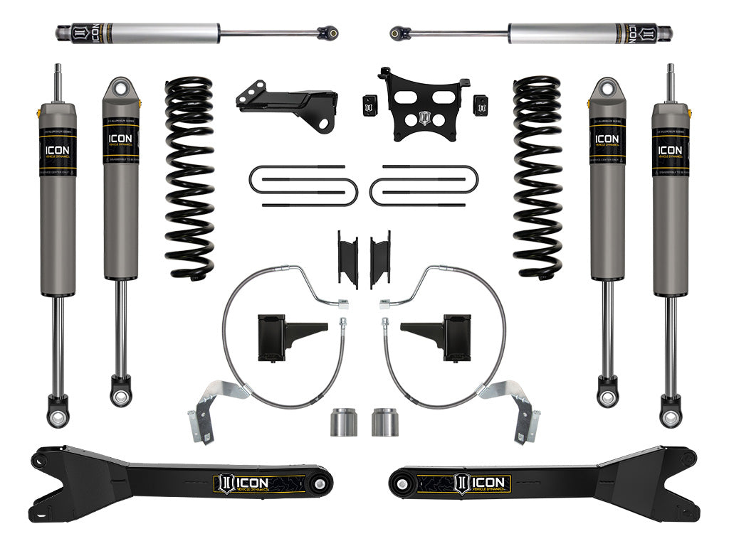 2023-2025 Ford F-250/F-350 Super Duty 4WD Gas 2.5 Inch Lift Suspension System W/ Radius Arms ICON Vehicle Dynamics-35