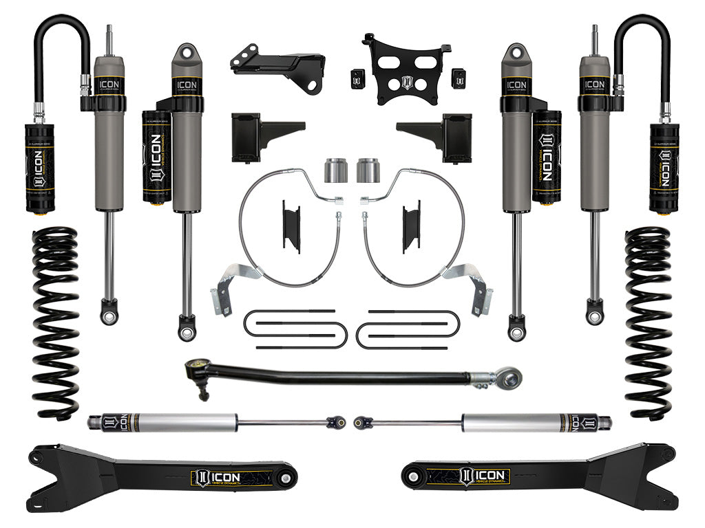 2023-2025 Ford F-250/F-350 Super Duty 4WD Gas 2.5 Inch Lift Suspension System W/ Radius Arms ICON Vehicle Dynamics-24