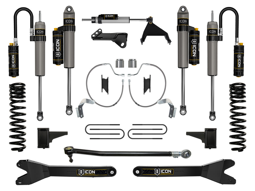 2023-2025 Ford F-250/F-350 Super Duty 4WD Gas 2.5 Inch Lift Suspension System W/ Radius Arms ICON Vehicle Dynamics-13