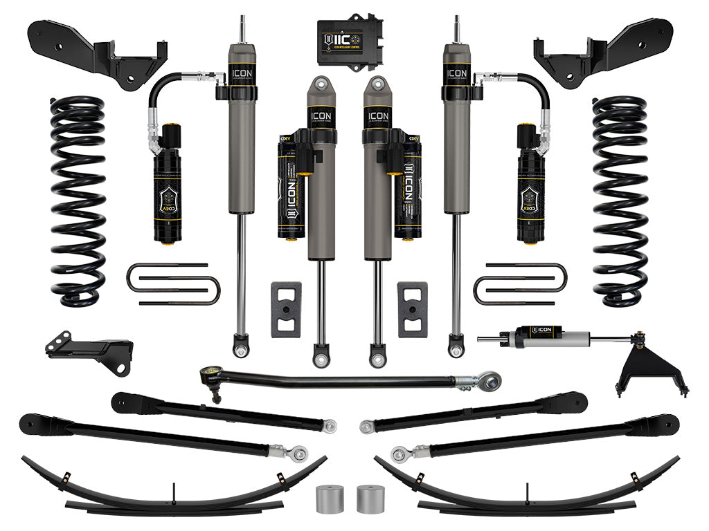 2023-2025 Ford F-250/F-350 Super Duty 4WD Diesel 2.5 Inch Lift Suspension System W/ 4-Link ICON Vehicle Dynamics-1