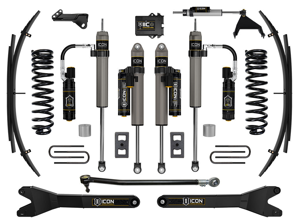 2023-2025 Ford F-250/F-350 Super Duty 4WD Diesel 2.5 Inch Lift Suspension System W/ Radius Arms ICON Vehicle Dynamics-2