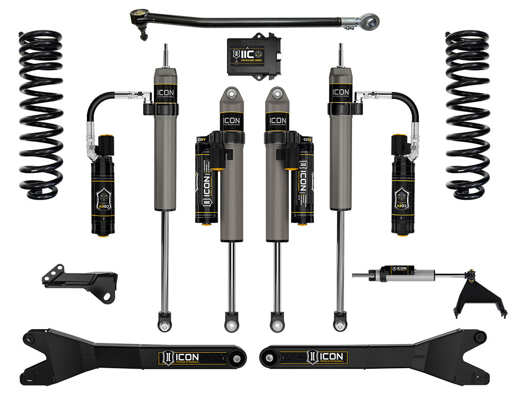 2023-2025 Ford F-250/F-350 Super Duty 4WD Diesel 2.5 Inch Lift Suspension System W/ Radius Arms ICON Vehicle Dynamics-12