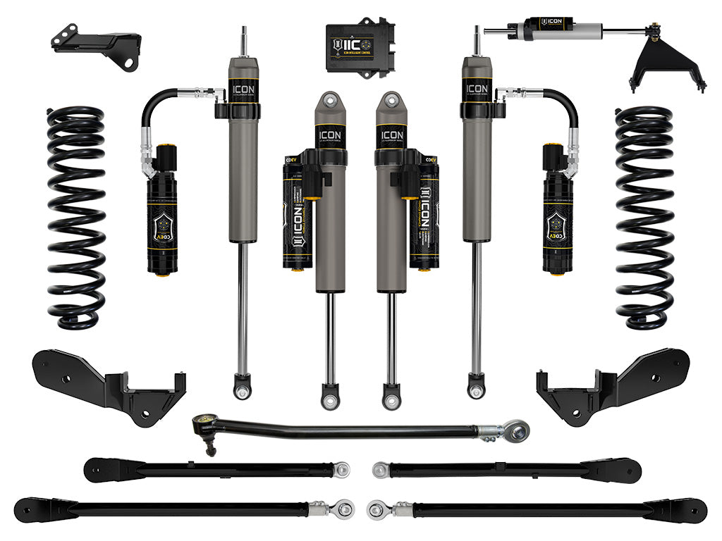 2023-2025 Ford F-250/F-350 Super Duty 4WD Diesel 2.5 Inch Lift Suspension System W/ 4-Link ICON Vehicle Dynamics-9