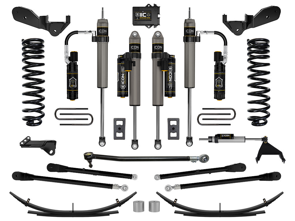 2023-2025 Ford F-250/F-350 Super Duty 4WD Gas 2.5 Inch Lift Suspension System W/ 4-Link ICON Vehicle Dynamics-2