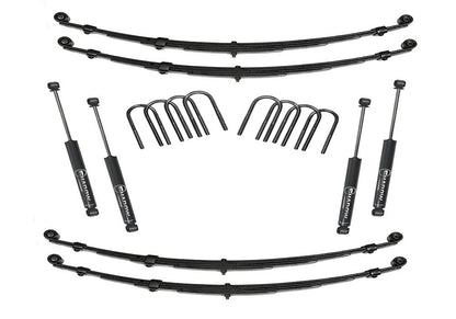 4 Inch Lift Kit 1955-1975 Jeep Cj Series and M38A1 with Shocks Superlift-1