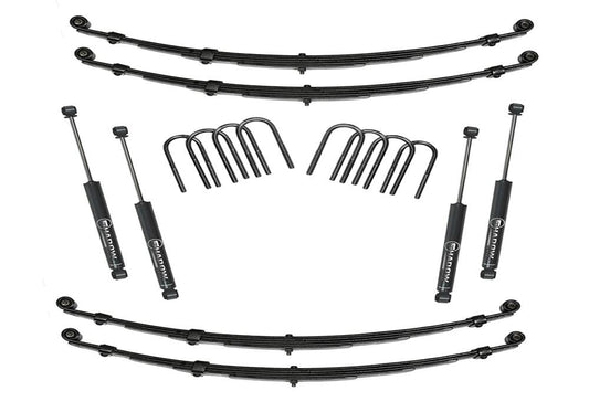 4 Inch Lift Kit 1955-1975 Jeep Cj Series and M38A1 with Shocks Superlift-1