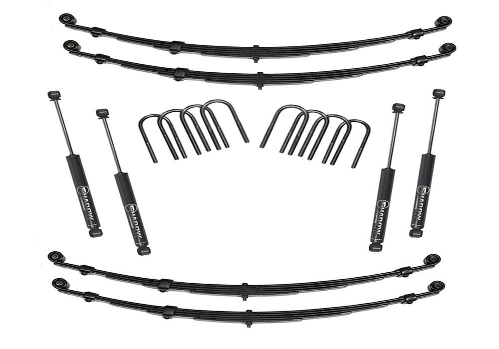 4 Inch Jeep Suspension Lift Kit 1976-1981 CJ5/CJ7/CJ8 with Shocks Superlift-1
