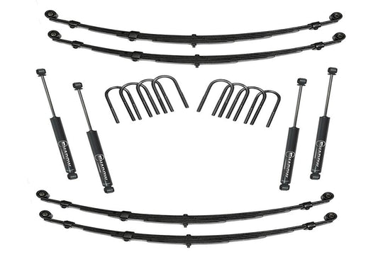 4 Inch Jeep Suspension Lift Kit 1976-1981 CJ5/CJ7/CJ8 with Shocks Superlift-1