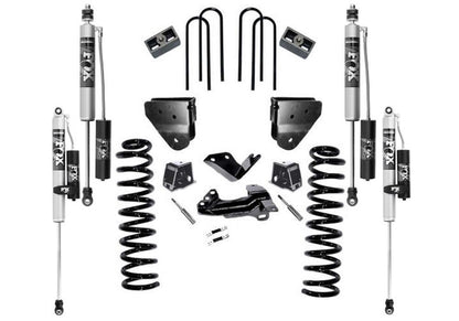 4 Inch Lift Kit 2005-2007 Ford F-250/350 4WD Diesel Engine without 4-Link Conversion without Radius Arms with Fox 2.0 Reservoir Shocks Superlift