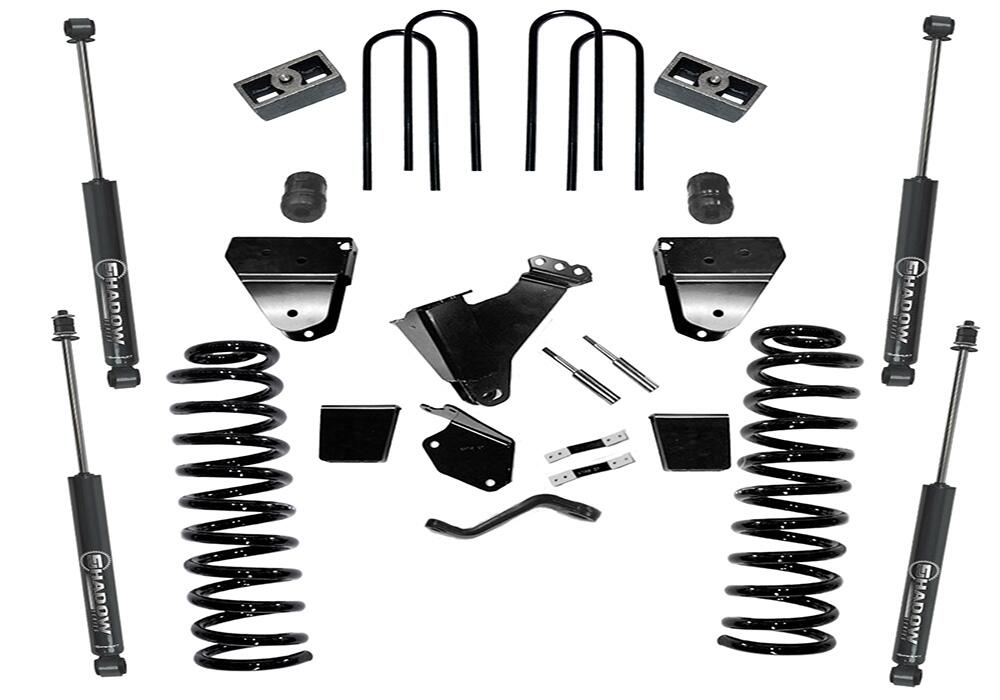 6 Inch Lift Kit 2005-2007 Ford F-250 and F-350 Super Duty 4WD Diesel Engine with Shocks Superlift-5