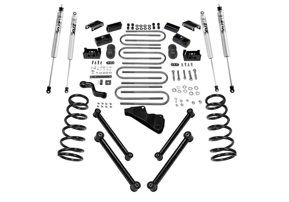 6 Inch Lift Kit 2006-2007 Dodge Ram 2500/3500 4WD 5.9L Cummins Diesel Engine with Fox 2.0 Shocks Superlift-2