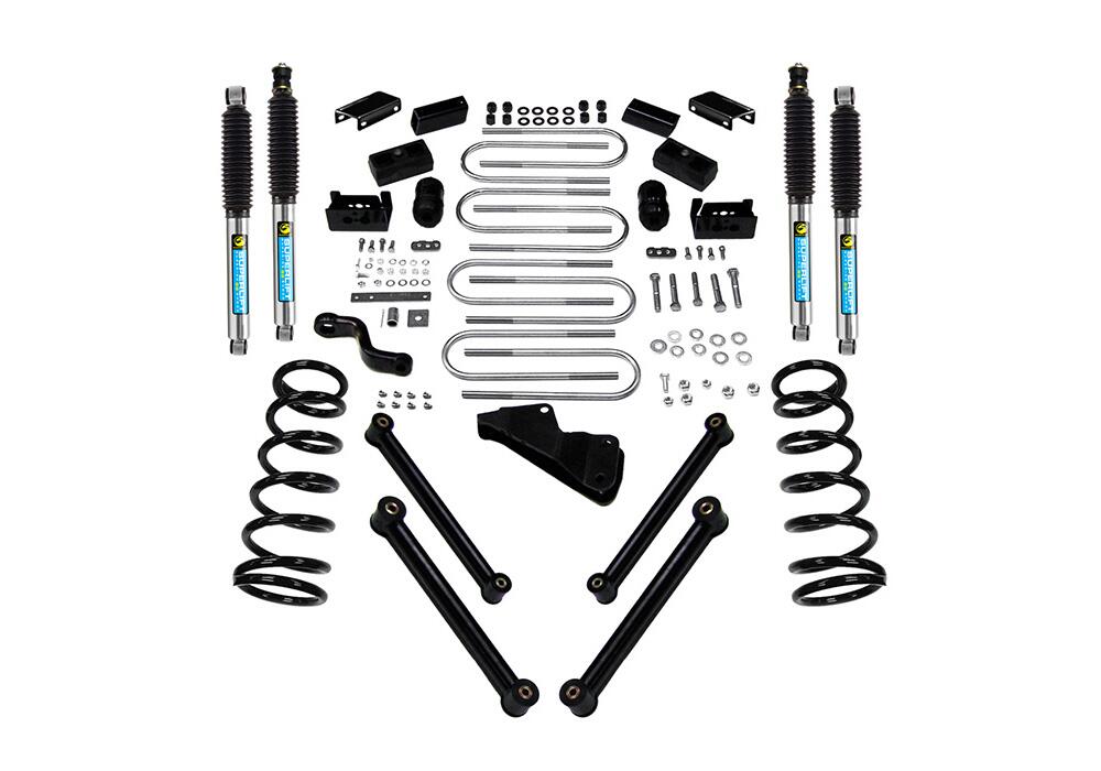 4 Inch Lift Kit 2003-2008 Dodge Ram 2500 and 3500 4WD Diesel Engine with Shocks Superlift-5
