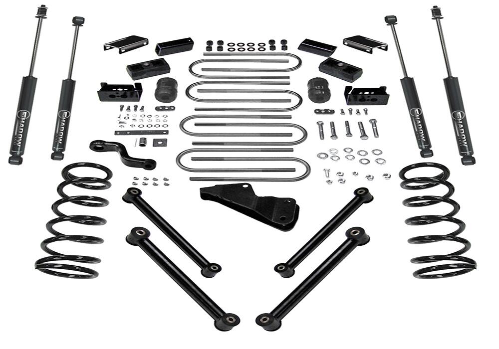 4 Inch Lift Kit 2003-2008 Dodge Ram 2500 and 3500 4WD Diesel Engine with Shocks Superlift-9