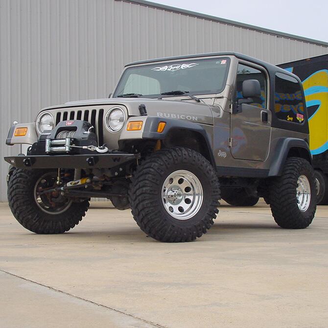 4 Inch Lift Kit 1997-2002 Jeep Wrangler TJ with Shocks Superlift-2