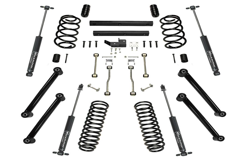4 Inch Lift Kit 2003-2006 Jeep Wrangler TJ with Shocks Superlift-3