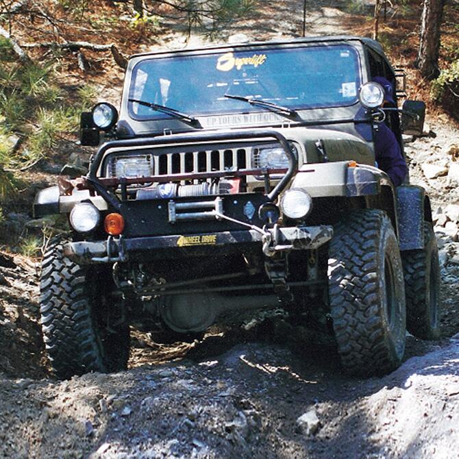 3.5 Inch Lift Kit 1987-1995 Jeep Wrangler Yj with Shocks Superlift-1
