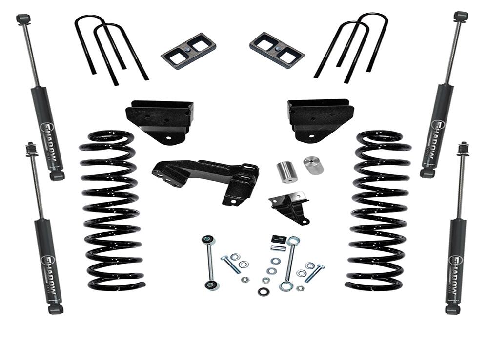 4 Inch Lift Kit 2008-2010 Ford F-250 and F-350 Super Duty 4WD Diesel Engine with Shocks Superlift-3