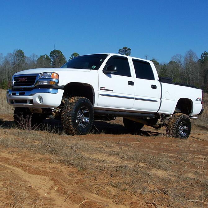 6 Inch Lift Kit 2001-2010 Chevy Silverado and GMC Sierra 2500HD or 3500HD 4WD Knuckle Kit with Shocks Superlift-2