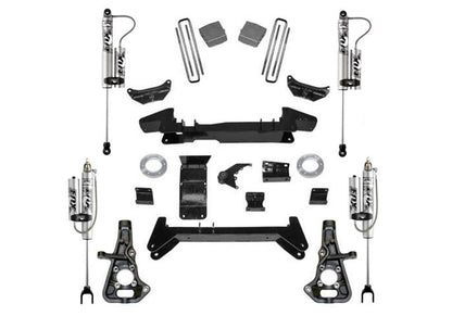 6 Inch Lift Kit 2001-2010 Chevy Silverado/GMC Sierra 2500 Hd/3500 Hd 4WD Knuckle Kit with Fox 2.0 Shocks Superlift-1